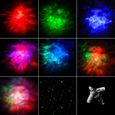 UFO galaxy  star projector lights for room decor moodl ighting home decor black remote