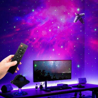 UFO galaxy  star projector lights for room decor moodl ighting home decor black remote