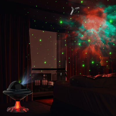 UFO galaxy  star projector lights for room decor moodl ighting home decor black remote