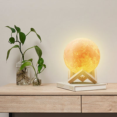 ABS PVC Moon Ocean Wave Star Projector Lamp Touch Control Durable