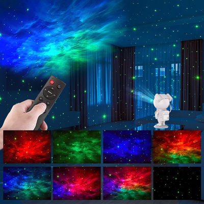 Bedroom Remote Control Astronaut Starry Sky , Multiscene Space Projector Lamp