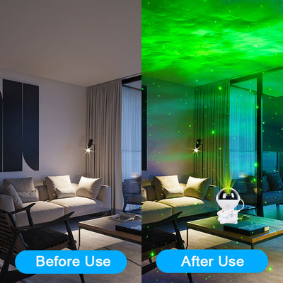 ROHS Durable Space Star Projector 360 Degree Adjusted USB Plug In