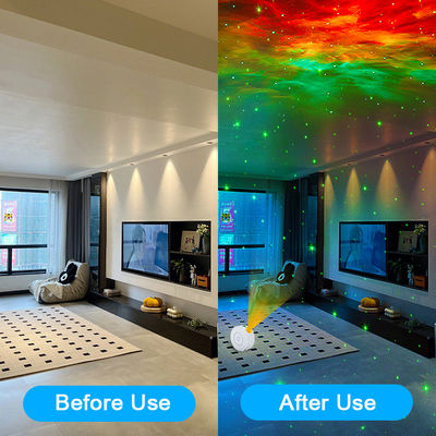 Remote Control Smart Home Galaxy Projector , ABS LED Alexa Night Light Projector