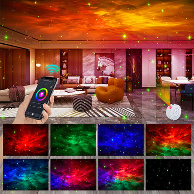 Multiscene ABS WiFi Galaxy Projector , Multifunctional Bluetooth Star Projector