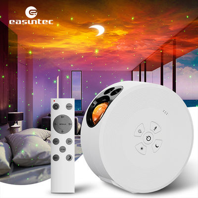 Multiscene RGB Star Moon Night Light , Voice Control Moon Nebula Lamp Projector