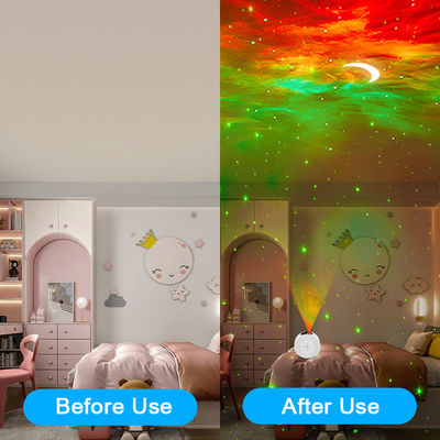 Birthday Party Moon Star Projector Night Light ABS PC Material