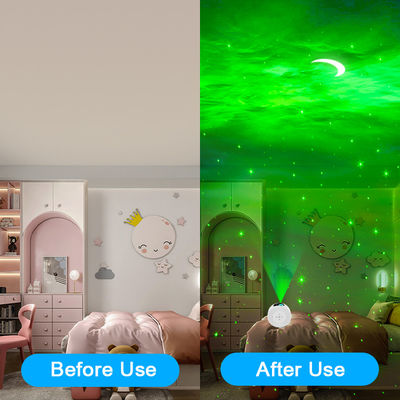 LED Rotating Moon Star Projector Night Light For Wedding Party