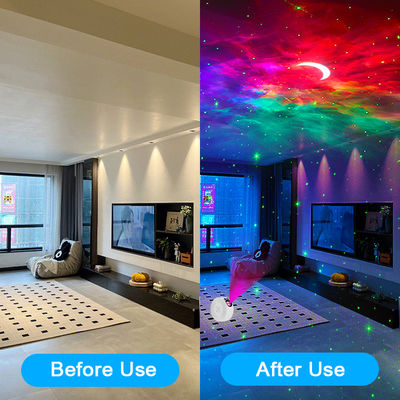 FCC Nebula Moon Star Projector Light Multifunctional RGB LED