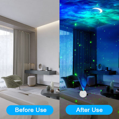 Home Theater RGB Moonlight Star Projector , Nebula Night Light Stars And Moon
