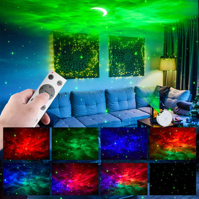 Birthday Party Moon Star Projector Night Light ABS PC Material