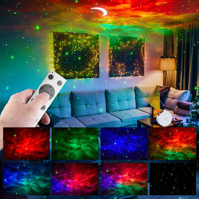 Durable ABS Sky Moon And Star Projector Multifunctional RGB LED