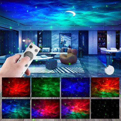 Home ABS Moon Lamp Projector , Multifunctional Moon Star Night Light