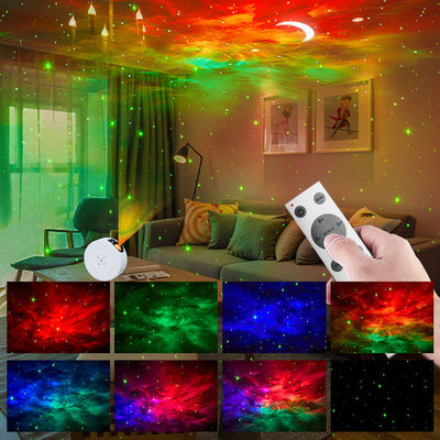 Rotating LED Moon Star Projector 360 Degree Adjustable For Gaming Room