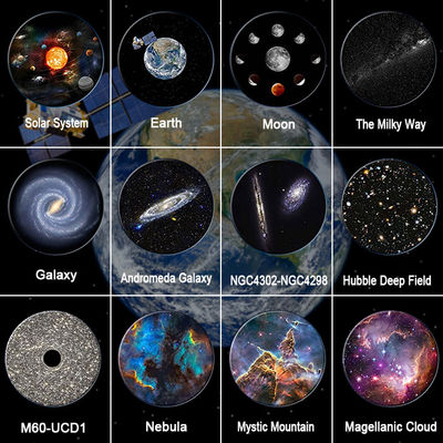 12 HD 4K Film Planetarium Galaxy Projector Night Light DC 5V