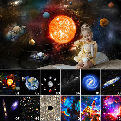 Switch Button Planetarium Galaxy Projector 12 HD 4K Film Discs 360 Degree Adjustable