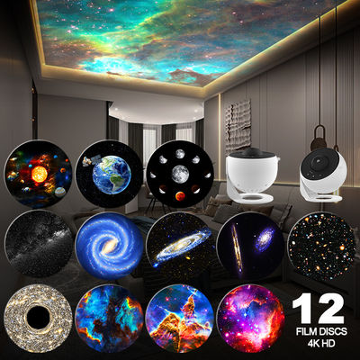 ROHS Ceiling Planet Projector Light 12 HD 4K Film Discs Multiscene