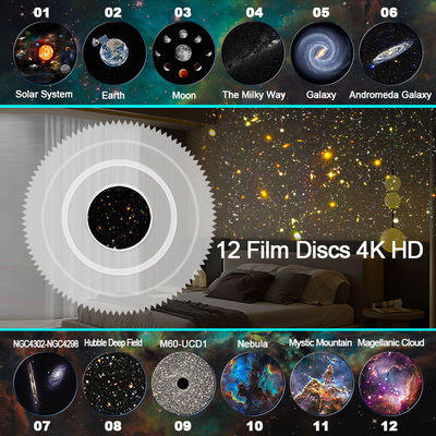 Portable Solar System Planetarium Projector , Rotating Nebula Night Light Projector