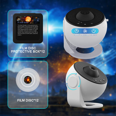 4K HD Timer Solar System Projector , Multipurpose Milky Way Light Projector