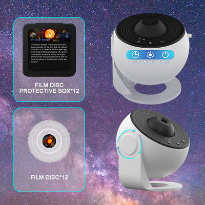 Portable Ceiling Planetarium Galaxy Projector Multicolor With Timing