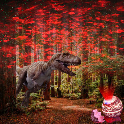 Adjustable Dinosaur Egg Projector , RGB Galaxy Star Projector For Room