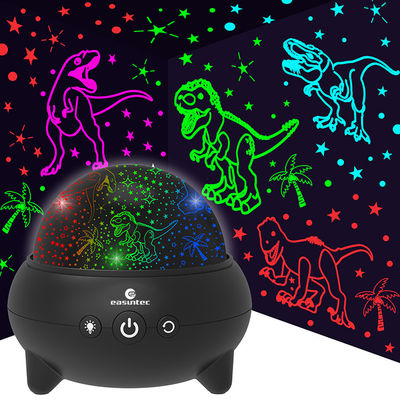 FCC Dinosaur Starry Night Light Projector 9 Color Adjustable For Kids