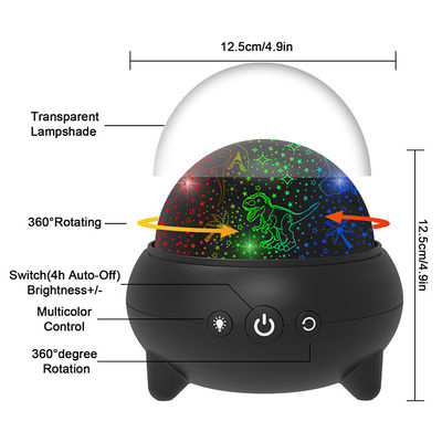 ABS PVC Dinosaur Light Projector , Multiscene Animal Star Night Light Projector