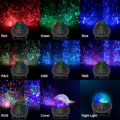 ABS PVC Dinosaur Light Projector , Multiscene Animal Star Night Light Projector