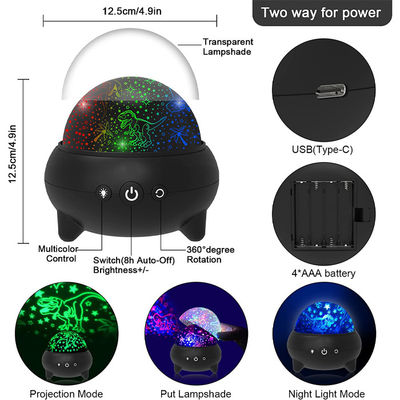 ABS PVC Starry Night Light Projector Multifunctional For Kids