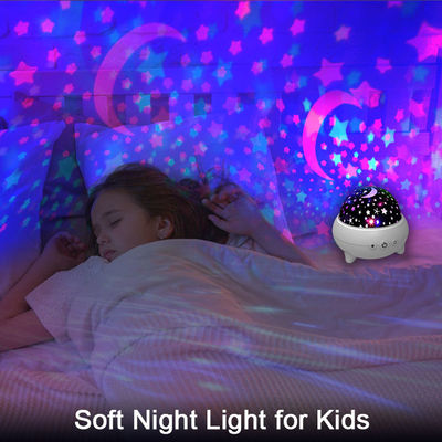 Rotatable Toddlers Starry Sky Projector , Multifunctional Starry Night Lamp