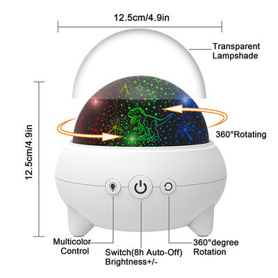 Rotatable Toddlers Starry Sky Projector , Multifunctional Starry Night Lamp