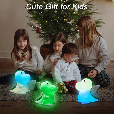 RGB Dinosaur Silicone Night Light Switch Button Control 5V 0.5W