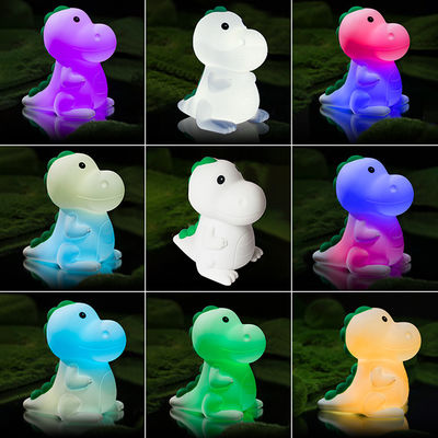 RGB Dinosaur Silicone Night Light Switch Button Control 5V 0.5W
