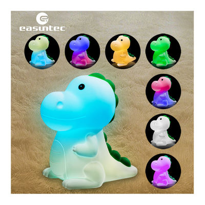 RGB Dinosaur Silicone Night Light Switch Button Control 5V 0.5W