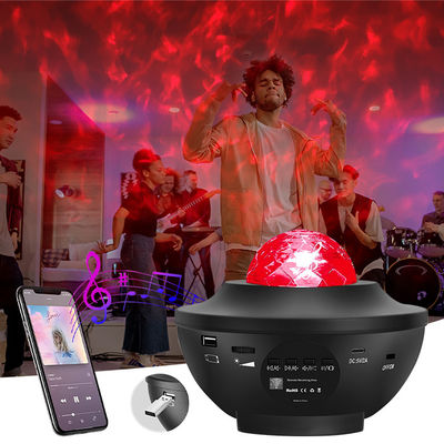 ROHS Remote Ocean Wave Star Projector Music Player For Home Theater