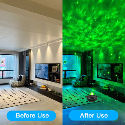 Bluetooth Galaxy Ocean Wave Star Projector Light 5V 3W Multicolor