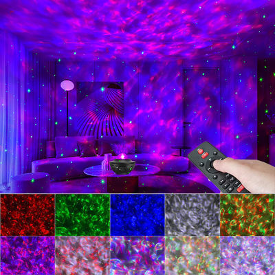Multiscene Rotatable Ocean Wave Star Projector Night Light ABS Material