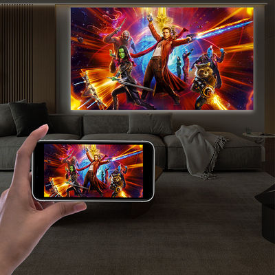 ABS Portable Mobile Phone Mini Projector 1080P Compatible With TV Stick HDMI USB