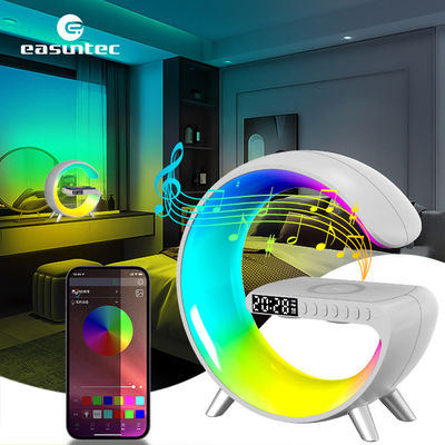 Voice Control G Speaker Lamp with Portable Design and RGB Light Color