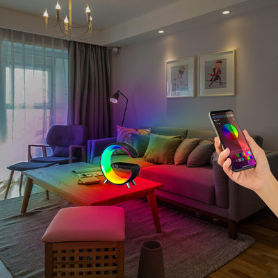 Portable G Speaker Lamp - High Sound Quality with Voice Control for Bedroom