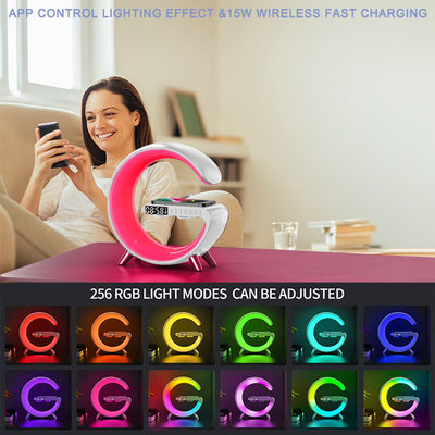 Voice Control G Speaker Lamp with Portable Design and RGB Light Color