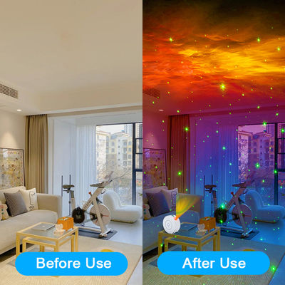 Bedroom Smart Galaxy Light Projector , Flexible Timing Galaxy Projector Google Home
