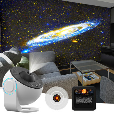 Switch Button Planetarium Galaxy Projector 12 HD 4K Film Discs 360 Degree Adjustable