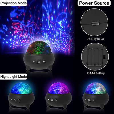 FCC Dinosaur Starry Night Light Projector 9 Color Adjustable For Kids
