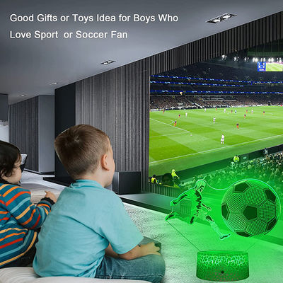OEM Soccer LED 3D Illusion Night Light Dimmable Multiscene 5V 1A