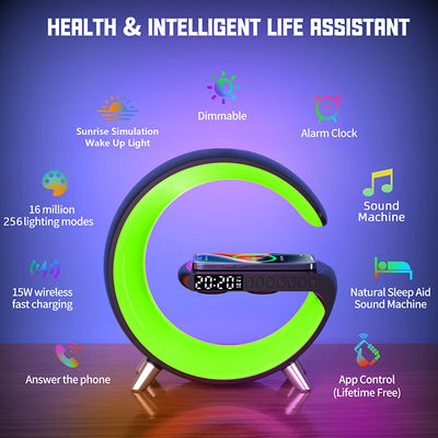 Timer Setting G Speaker Lamp Portable Efficient Lighting Solution Smart Light Sound Machine